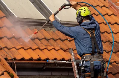 Démoussage et hydrofuge de toiture au Fresne